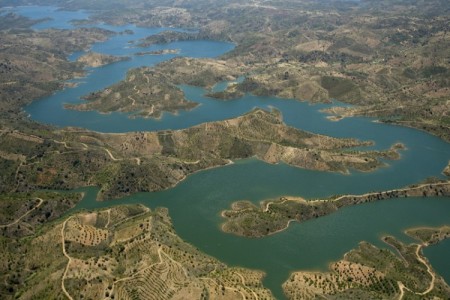 Fotografia da Barragem de Odeleite